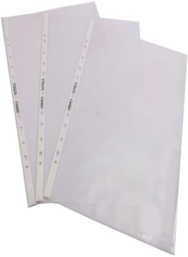 Simba CYFC1011-7C U Shape 11-Holes Sheet Protector, 70 mm Size